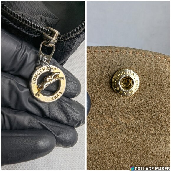 Longchamp Le Pliage Tote Bag Black Nylon Foldable Backpack - Picture 5 of 16